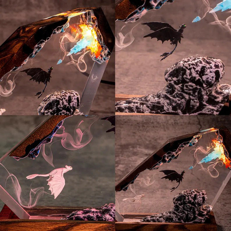 How to Train Your Dragon Resin Lamp