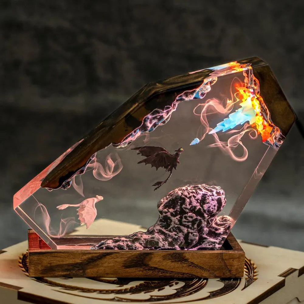 How to Train Your Dragon Resin Lamp