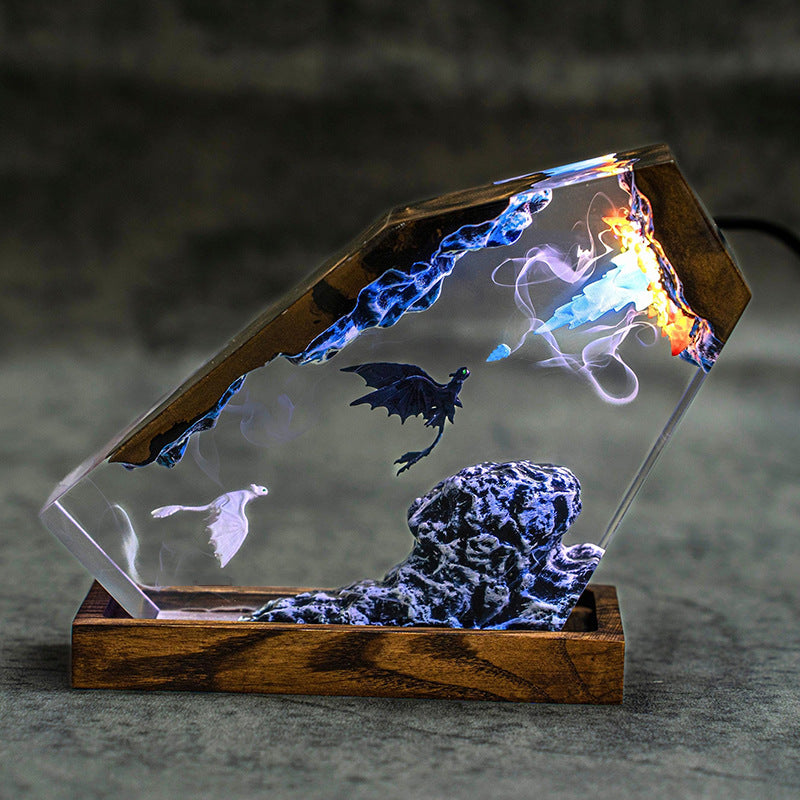 How to Train Your Dragon Resin Lamp
