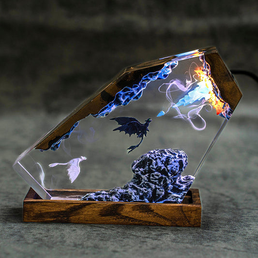 How to Train Your Dragon Resin Lamp
